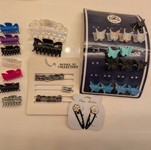 Y2K Hair Accessories W/ Butterfly Clips